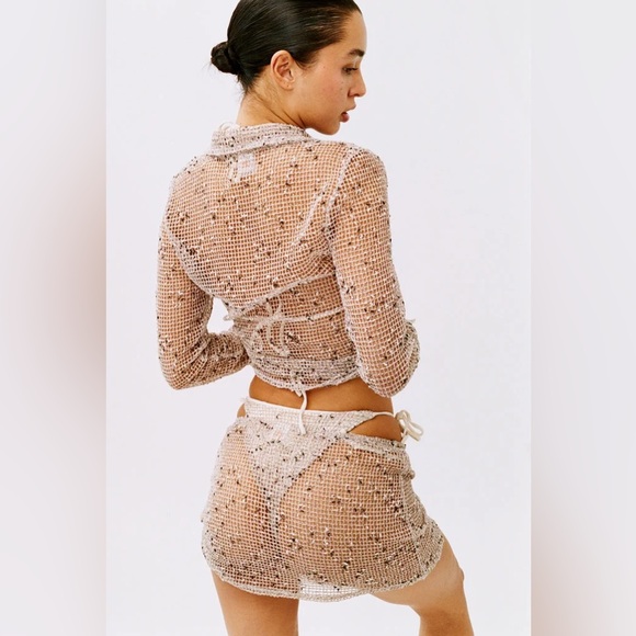 With Jean Dylan Micro Mini Skirt XS cream - Picture 3 of 6